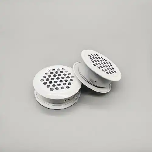 不锈钢白色双面透气孔家具衣柜橱柜鞋柜通风孔网孔盖散热排气孔