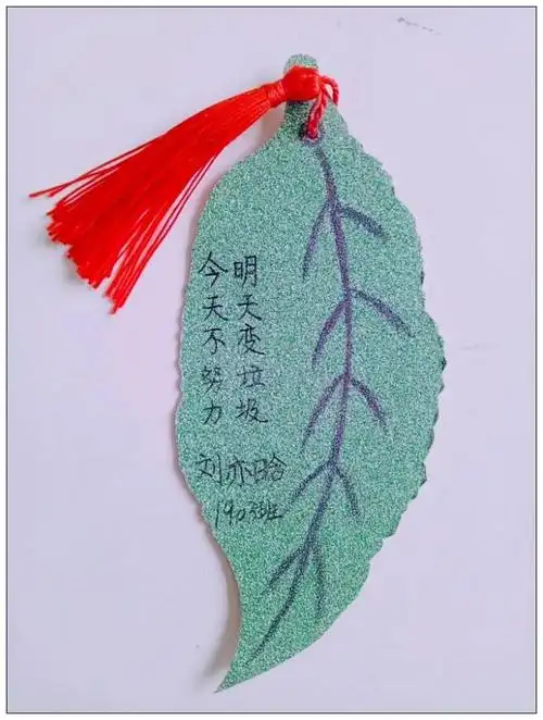 为自己喜欢的读书格言或古诗词设计并制作了精美,有创意的书签