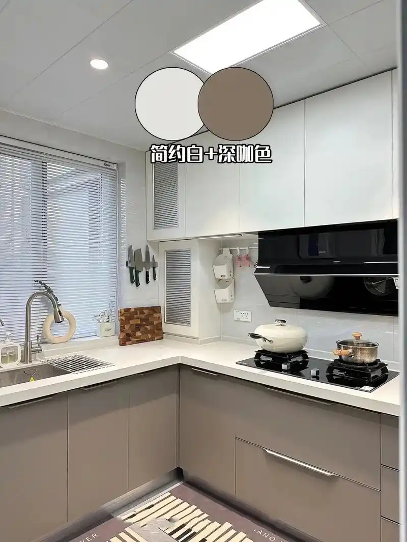 分享五款2023超火流行的橱柜配色方案.橱柜颜色这样搭配厨房 - 抖音
