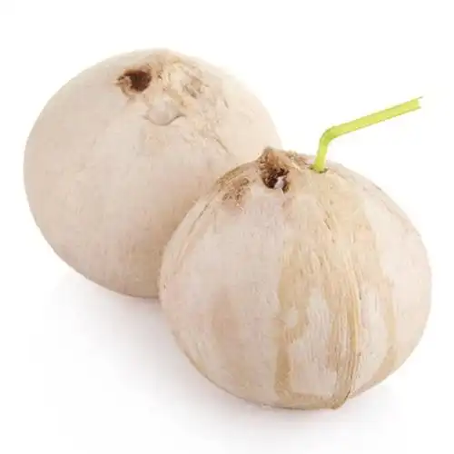 磨光白椰子4枚椰皇7斤左右新鲜进口水果产发qqqq