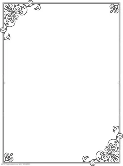 精美古典花边边框设计矢量素材