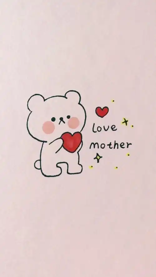 画画原来如此简单#快来学萌萌的爱心熊熊简笔画,送给妈妈吧