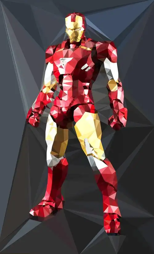 low-poly版的超级英雄