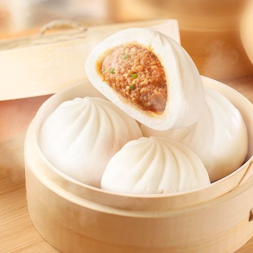 巴比鲜汁肉包300g2包共12只早餐包子馒头生鲜面点速食方便菜
