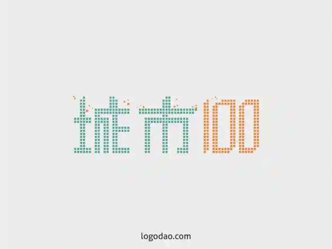 创意中文城市100矢量艺术字下载