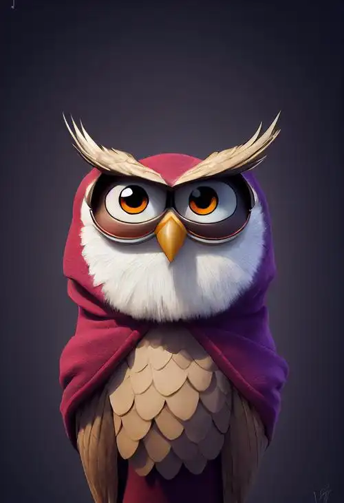 可爱呆萌猫头鹰_腾讯新闻