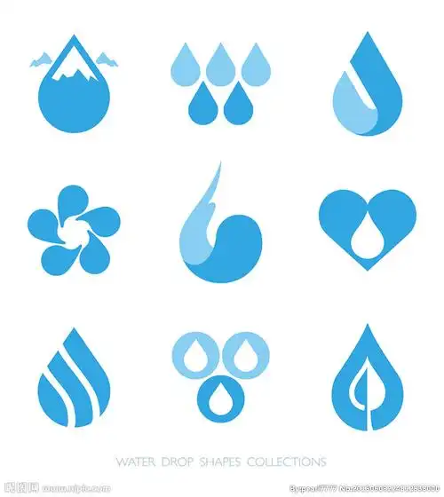 水滴抽象图形设计图__其他图标_标志图标_设计图库_昵图网nipic.com