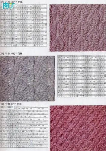 棒针毛衣编织花样图解大全╭★肉丁网