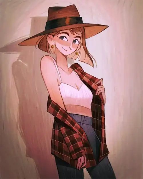 12张有趣的欧美风格人物插画