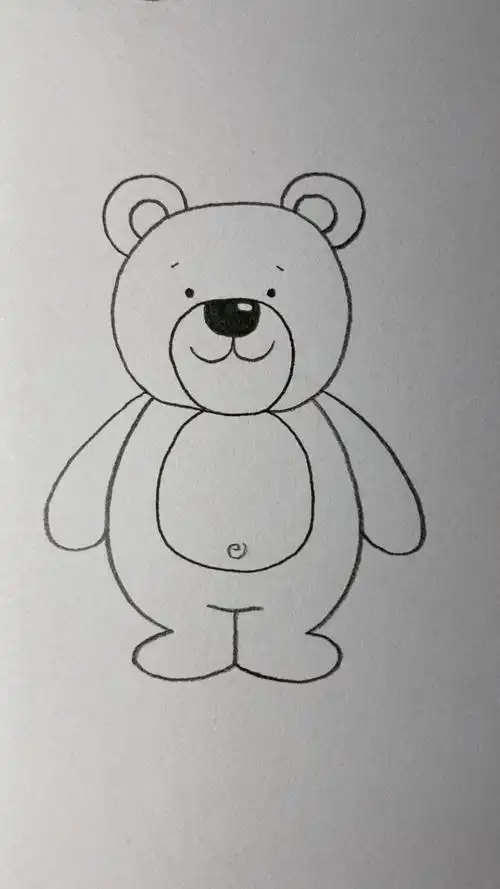 用数字8画一只狗熊