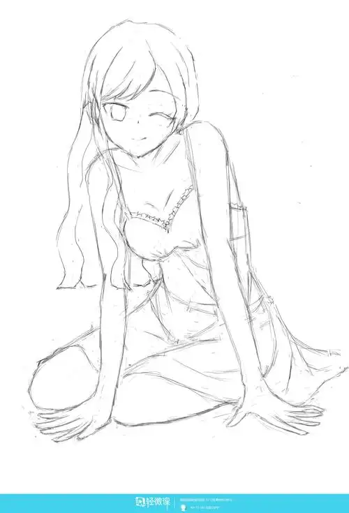 人物构图练习动漫插画构图提升训练