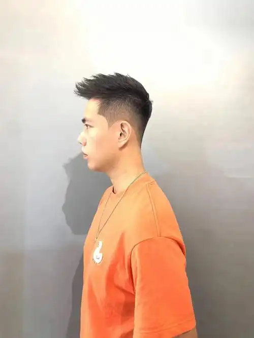 男士自然渐变飞机头分享69