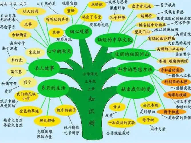 三年级上册知识树ppt