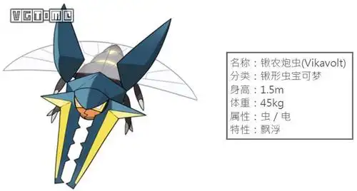 飞越森林的移动大炮"锹农炮虫(vikavolt)"通过特性"蓄电池",能够提高