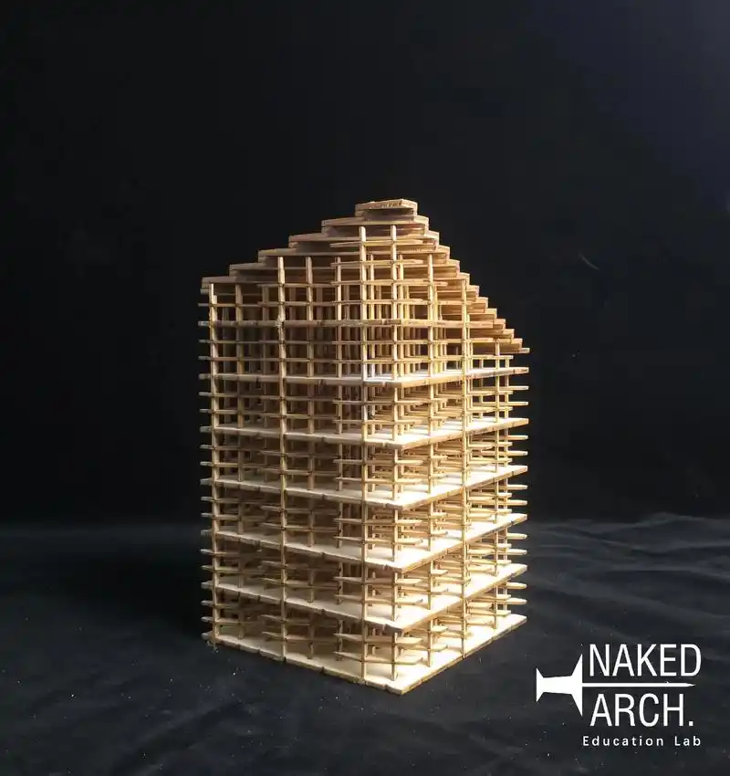 学生作品 | 模型合集 建筑作品集 土木工程专业转建筑的@暂 - 抖音