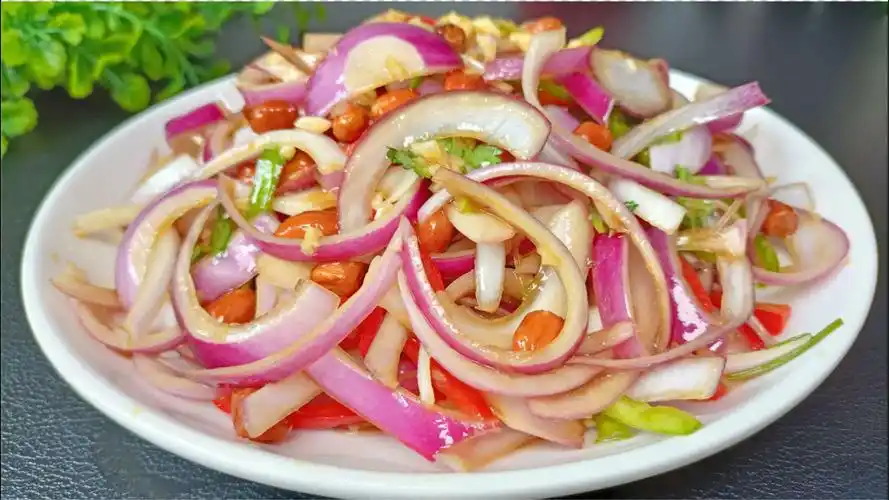 怪不得饭店的凉拌洋葱那么好吃,原来诀窍全在这,2分钟教会你_腾讯视频