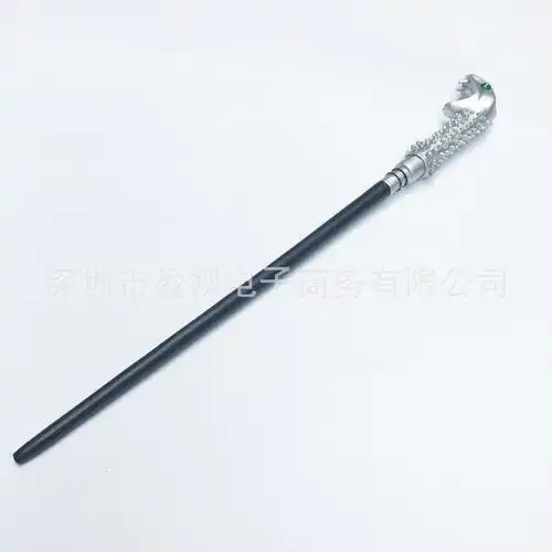 卢修斯·马尔福魔法棒 哈利波特金属芯不发光魔杖 道具 礼物批发