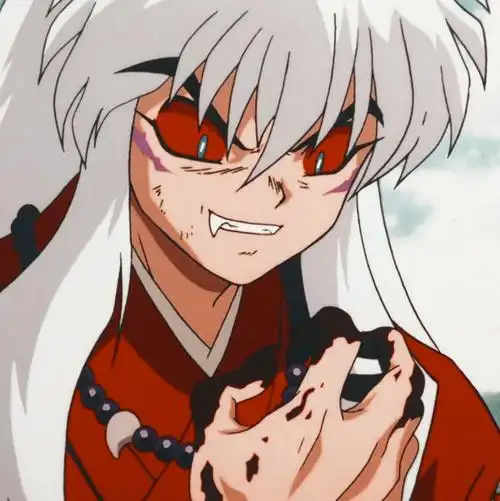 「第35期」动漫男头:妖化的犬夜叉无水印男生头像