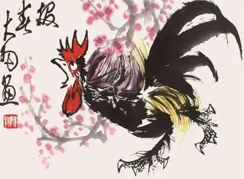 十大国画高手画鸡江雪川最传神黄永玉简直太逗了