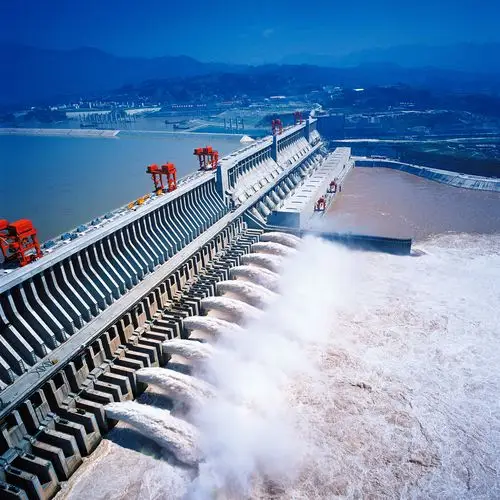 雄伟壮观的三峡大坝