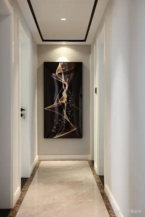 130㎡舒适烂漫现代风格玄关现代简约玄关设计图片赏析