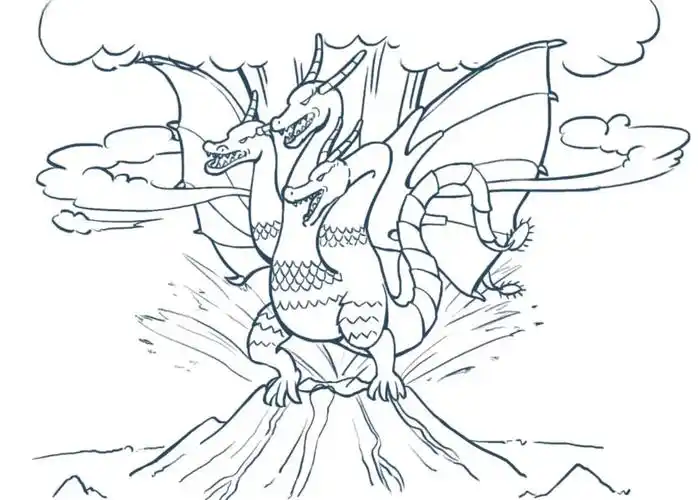 王者基多拉速写练习