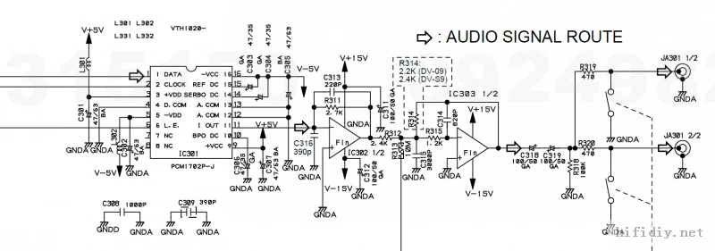 求先锋pcm1702板当解码板的办法和接线图