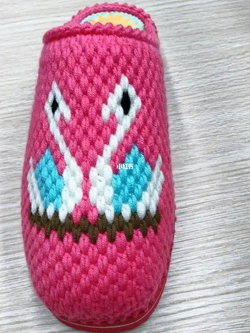 手工毛线拖鞋