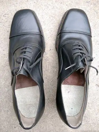 80年代三接头皮鞋