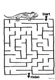 地底下的迷宫简笔画