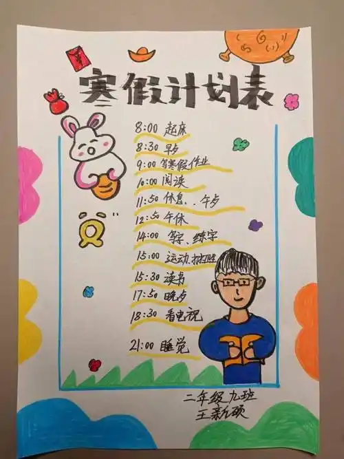 濮阳市油田第一小学寒假德育实践活动展示(二)_生活_计划_成长