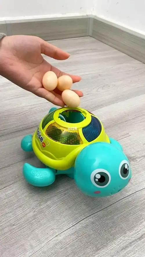 奇森玩具会下蛋小乌龟儿童电动带音乐的玩具婴儿1-2岁3益智宝宝男孩小