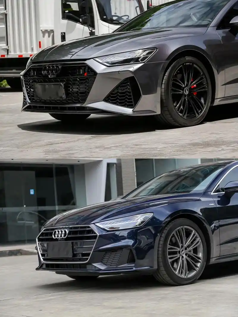 奥迪a7 改装案例 附上改装清单 「rs前包围,rs尾唇,尾 - 抖音