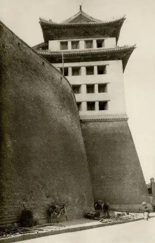 德胜门箭楼侧景