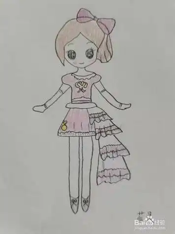 画黑暗菲灵简笔画