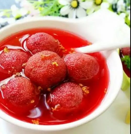 冰镇桂花杨梅露