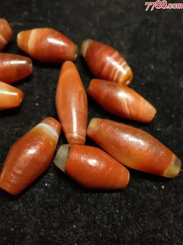 西亚老玛瑙珠子