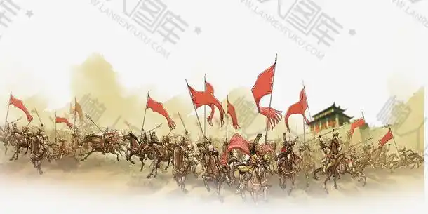 千军万马战场图片