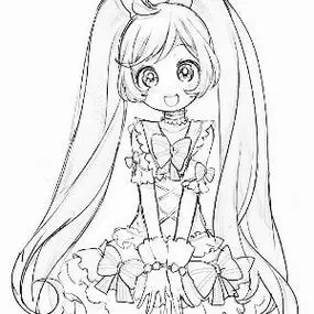 少女心公主简笔画