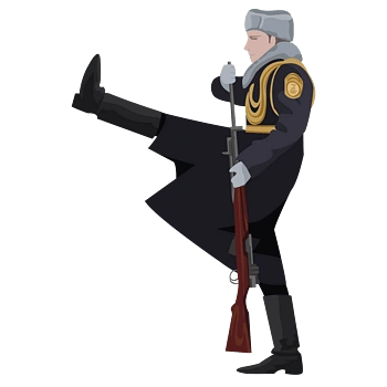 俄罗斯士兵矢量图