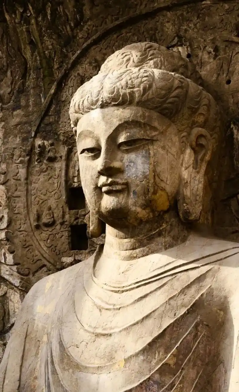 龙门石窟佛像～龙门石窟位于河南省洛阳市,是世界上造像最多,规 - 抖