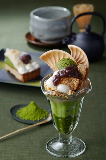 介绍日本的甜点:抹茶,栗子,白薯,充满秋意的日式芭菲冰淇淋best 5