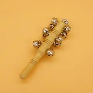 教益智玩具乐器串铃手摇铃铛棒铃36个月以上奥尔夫宝宝儿童婴儿.