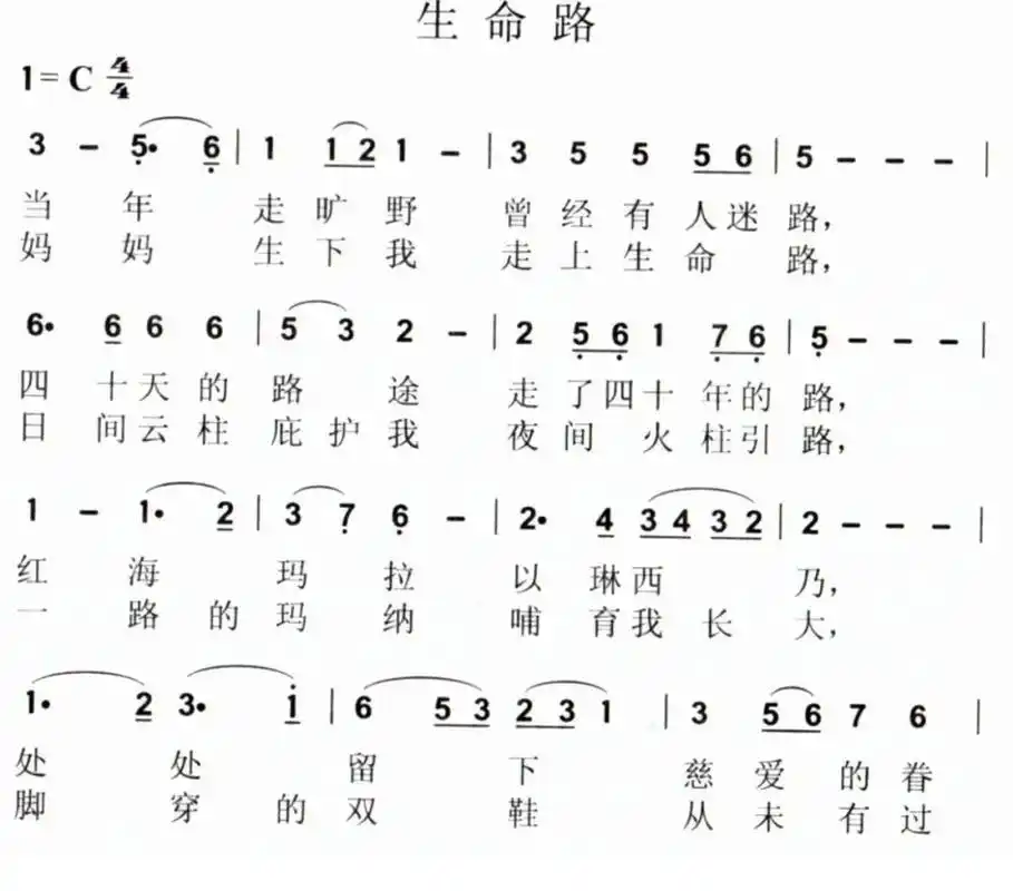 154.生命路-带拼音字幕