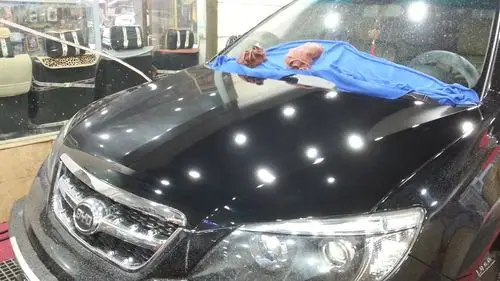 东晨汽车精致养护会所抛光对比图