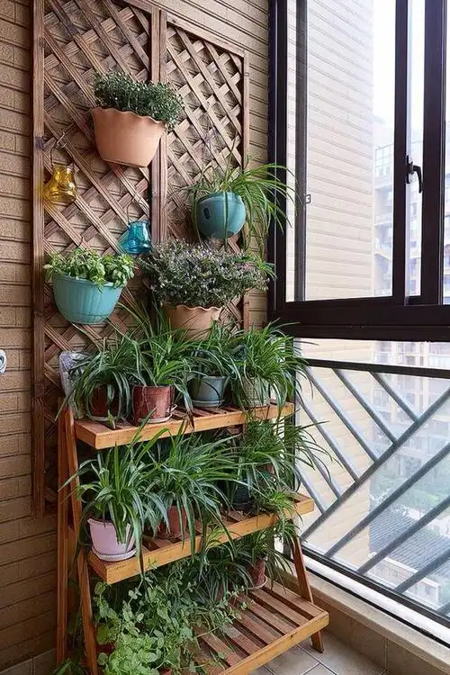 14个花园小阳台改造花园无关大小一个四五平方的阳台足矣