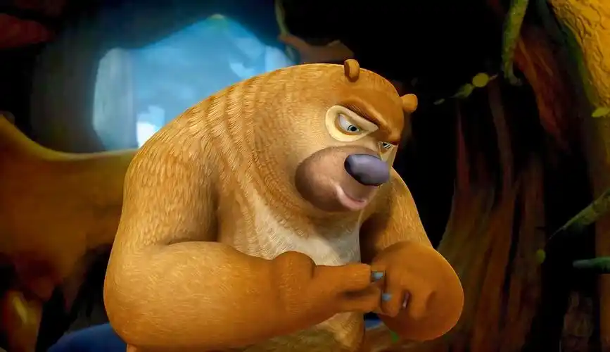 熊出没熊二俺会的东西可多了会吃会睡还会哭