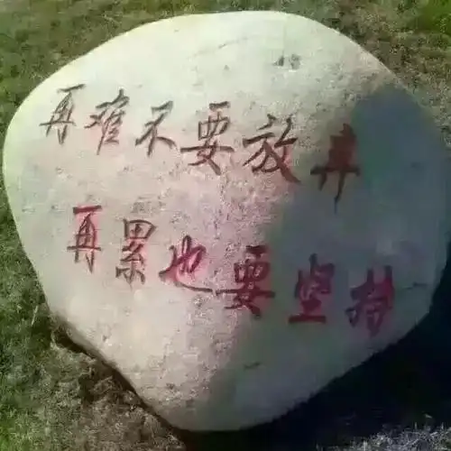 坚持就是胜利,要相信阳光总在风雨后.