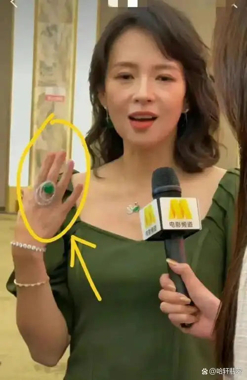 章子怡佩戴的全套翡翠居然价值500万,为撒这么贵?
