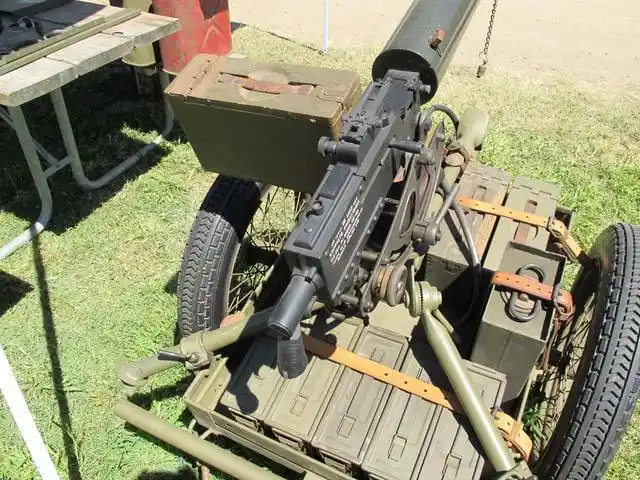 勃朗宁水冷式重机枪可靠性极佳产量超过十二万挺